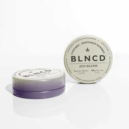 BLNCD Zen Blend THC + Adaptogen Gummies, Blackberry Lime